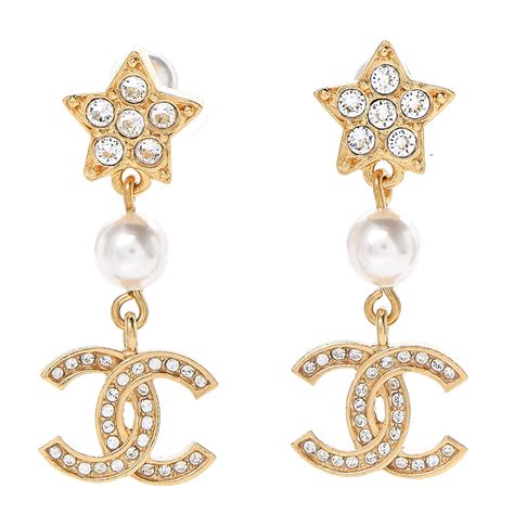 chanel earrings cc cheap|authentic chanel cc earrings.